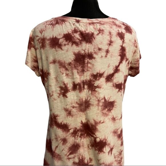 Porridge Clothing Ocean Tie-Dye V-Neck Tee Sz M - Picture 10 of 14